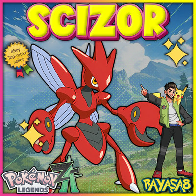 Scizor Alpha Pokmon Legends ZA 6IV Best Stats Home  Mega Evolution Shiny/Non