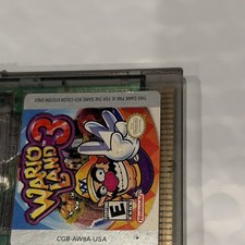 Nintendo Wario Land 3 Game Boy Color 2000 Platformer Action-Adventure E Manual