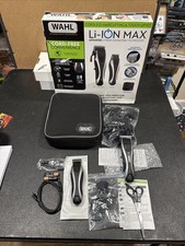 Wahl Li-ION MAX Cordless Haircutting Beard Grooming Kit New Open Box.