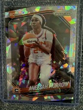 2025 Panini Prizm WNBA #79 Aneesah Morrow RC Rookie Cracked Ice Sun