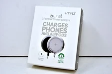 Tylt Bezel Fast Charge 15W Wireless Charging Pads Dual Pack - NEW !!!