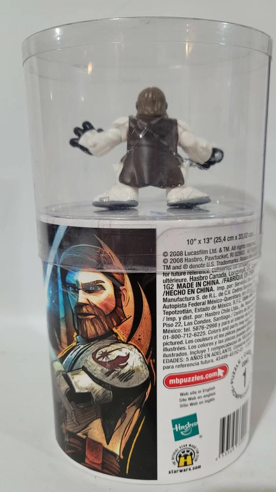 Rompecabezas de 100 piezas Star Wars Clone Wars Galactic Super Heroes con juguete Obi Wan Kenobi Foto 2 de 4