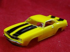 1969 Yellow Z28 Camaro MoDEL MoToRING T-jet HO Scale Slot Car Body Aurora RRR