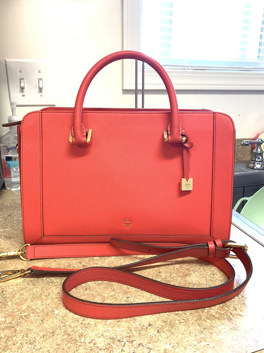 Mcm best sale saffiano bag