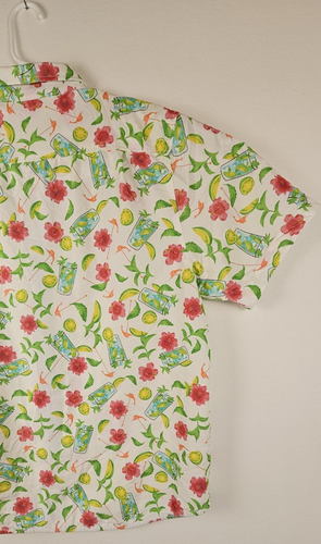 Tommy Bahama Mojito Bay Island Zone Hawaiian Shirt Alcohol Men’s L - Picture 12 of 16