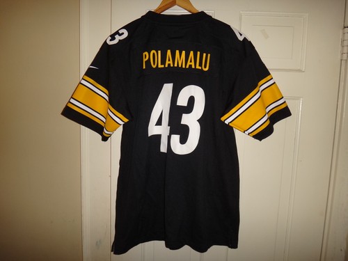Youth XL (18/20) Troy Polamalu Nike Pittsburgh Steelers Game Jersey - 第 2/3 張圖片