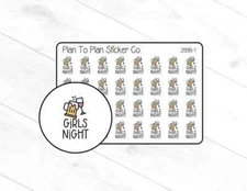 2898-1~~Girls Night Planner Stickers.