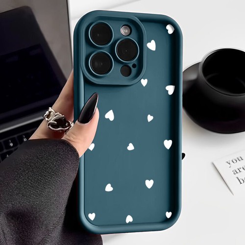 Funda de teléfono para iPhone 16 Pro Max 15 14 13 12 11 corazón a prueba de golpes suave TPU cubierta - Imagen 22 de 22