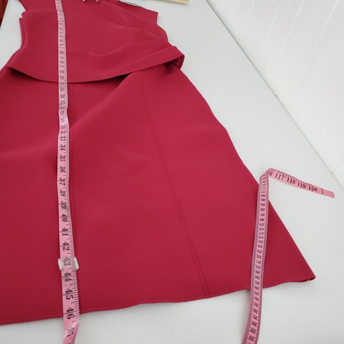 The Fold London Womens Valerio Dress Size 12 Berry Pink Wrap Sculpt Knit NWT - Picture 15 of 16