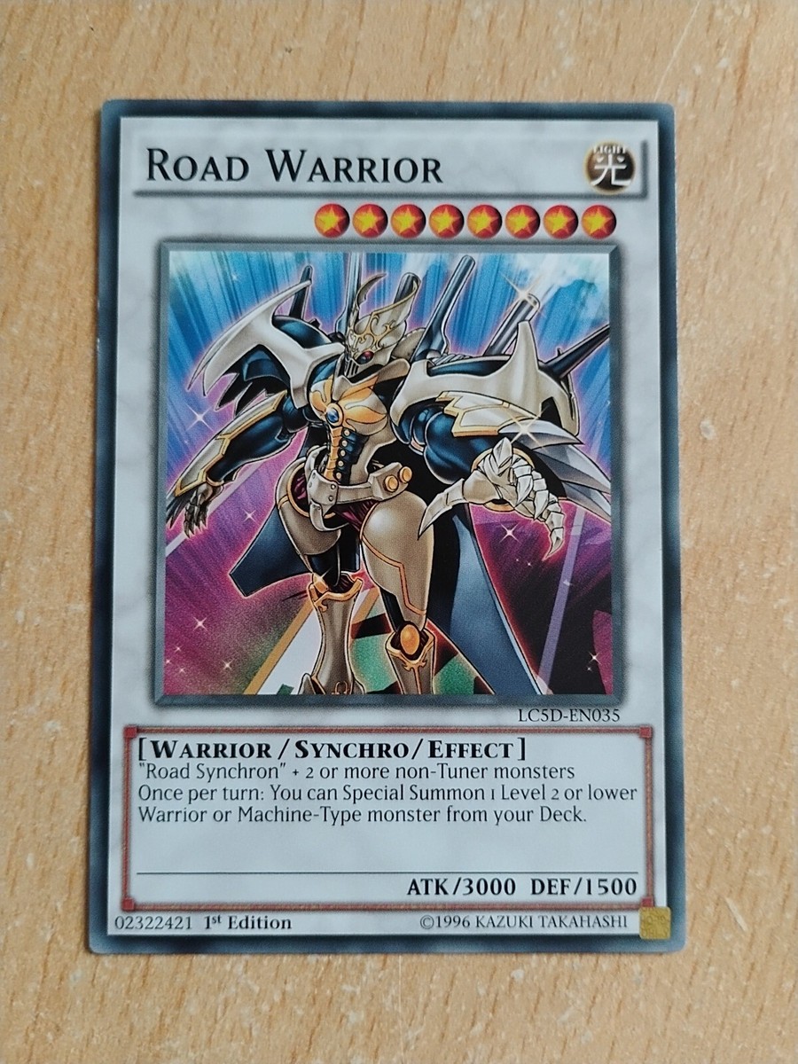 yugioh cards road warrior Yugioh Card - Road Warrior - LC5D-EN035 1ST EDITION