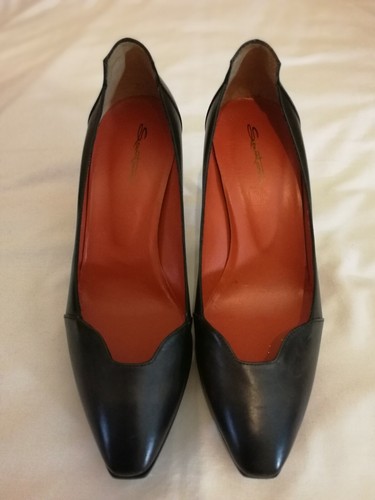 Santoni High Heels Platform Womens Shoe 