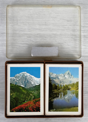 2 POKERKARTENDECKS - AOSTATAL - 70er Jahre