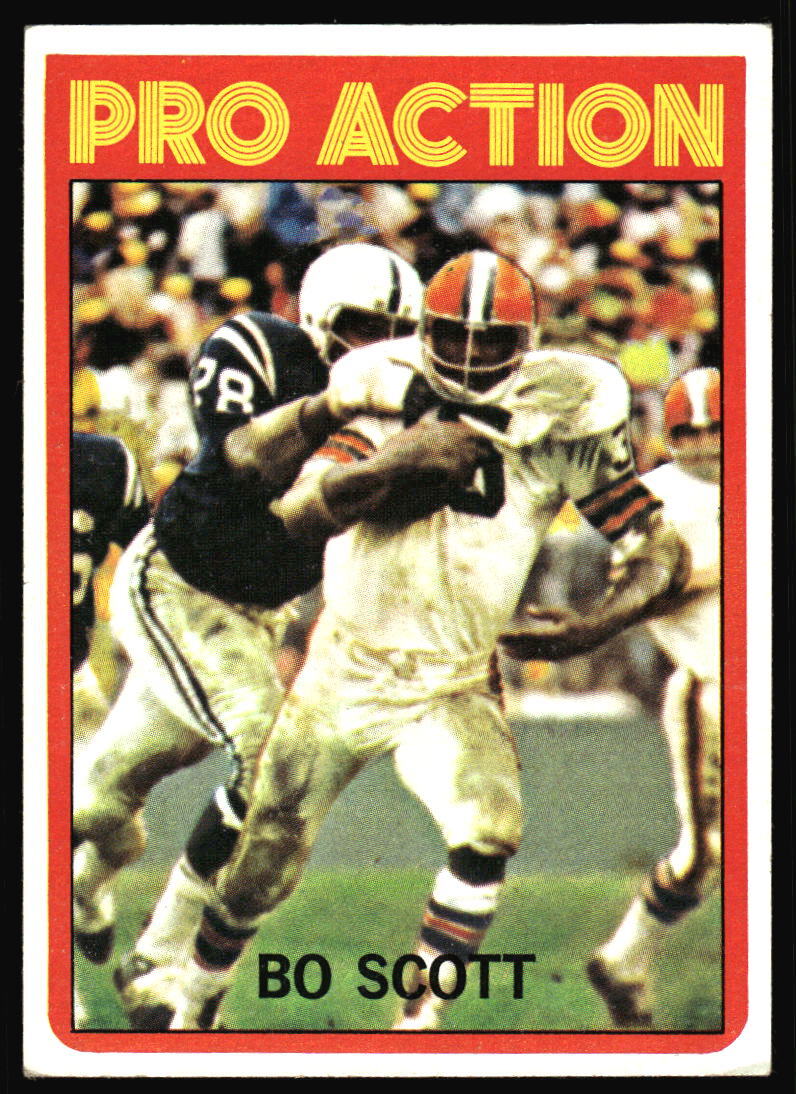 1972 Topps Bo Scott #123 Cleveland Browns