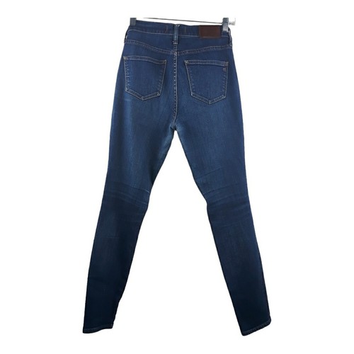 Madewell High Riser Skinny Jeans Women 26 Dark Wash Cotton Blend RN 77388 - Picture 2 of 15