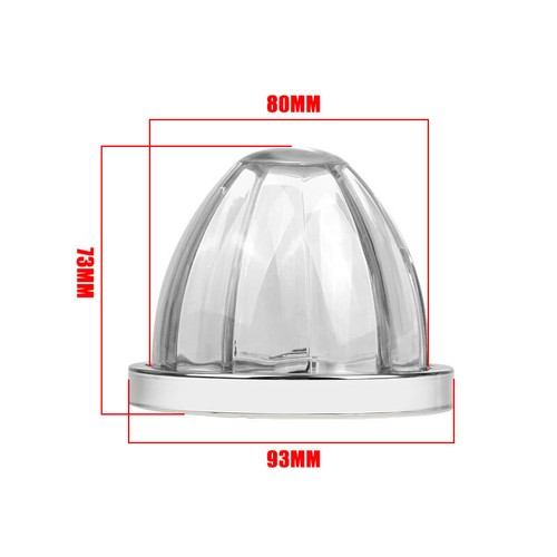 LED Clearance Side Marker Watermelon Lights Truck Trailer Lorry Caravan 12/24V - Picture 16 of 51