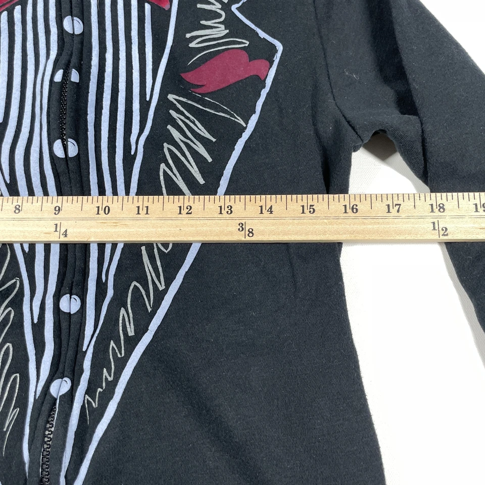 Свитер для мальчиков Tony Hawk размер M на молнии черный с длинным рукавом толстовка с капюшоном вампирский рисунок - Изображение 4 из 4