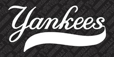 NY Yankees vinyl decal sticker car truck motorcycle mlb baseball New York