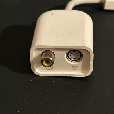 Genuine Apple Mini-DVI to Composite/S-Video Adapter M9319G/A | eBay