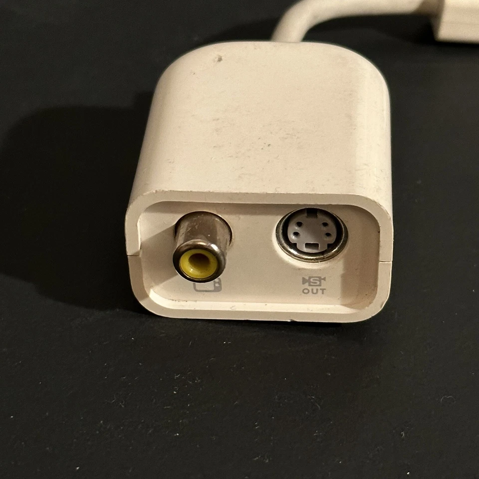Genuine Apple Mini-DVI to Composite/S-Video Adapter M9319G/A - Image 2 of 3