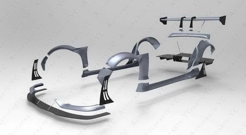 FRP LIP FENDER WING SPOILER For 09-12 Mazda RX-8 SE3P PD RB Style Wide Body Kit - Foto 22 di 24