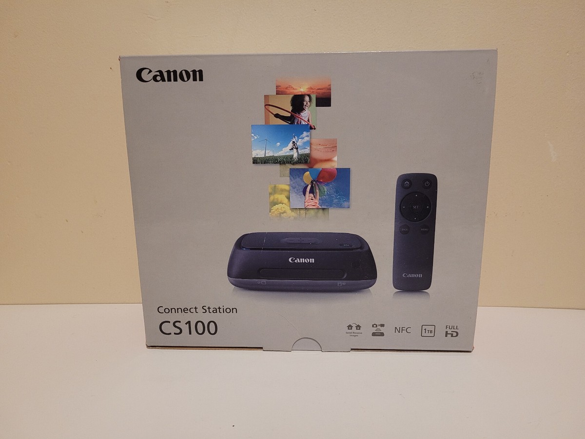 CANON Connect Station CS100 Photo Video Hub 1TB Storage New
