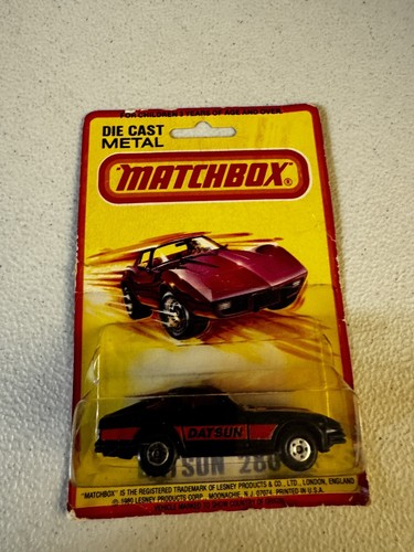 Matchbox Superfast Datsun 280-ZX Black w/red stripe Diecast car