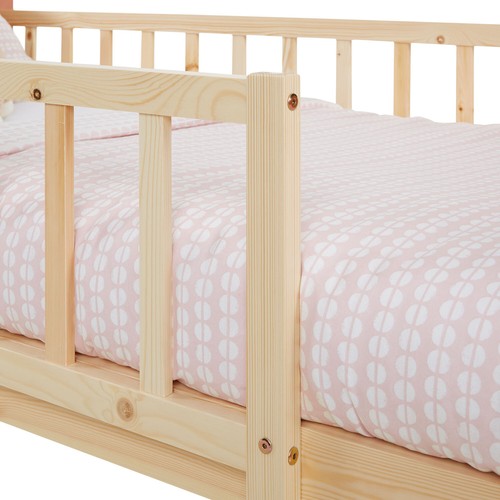 Kinderbett 90x200 Matratze Mädchen Junge Rausfallschutz Gitterbett Homestyle4u - Bild 9 von 48