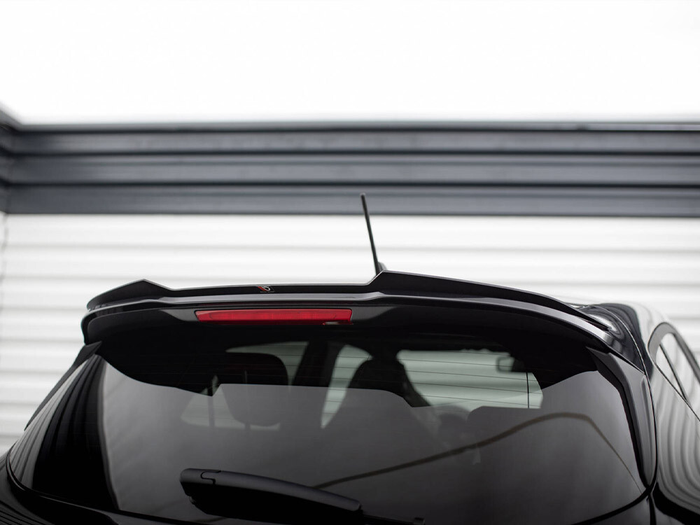 Spoiler CAP V.1 Für Ford Fiesta Mk8 ST / ST-Line Schwarz Hochglanz