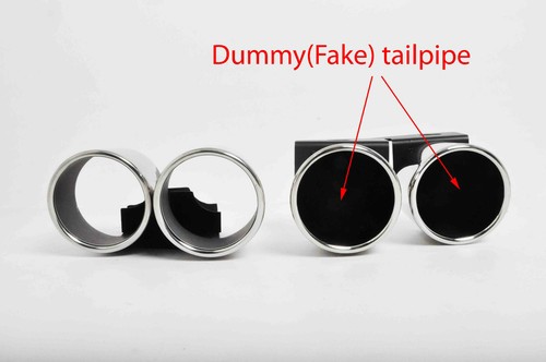 2 Auspuffblende Umbau Edelstahl Duplex passen für Audi A4 B8 B9 TFSI TDI AB3691 - Afbeelding 13 van 14