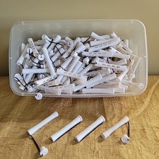 175 Pc White Perm Rods Long Short Concave Elastic Swing Arm Permanent Curlers