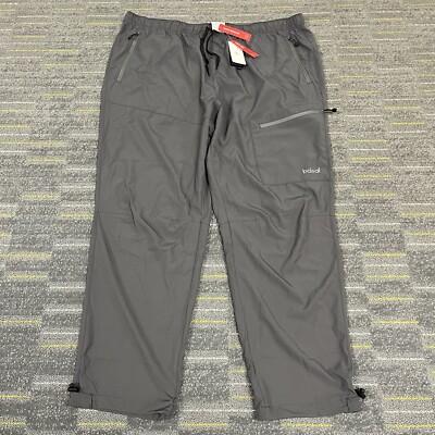 NWT Baleaf UPF 50+ Moisture Wicking Jogger Workout Pants Men's Size 3XL Gray