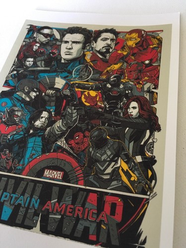 Captain America Bürgerkrieg Film Kunstdruck