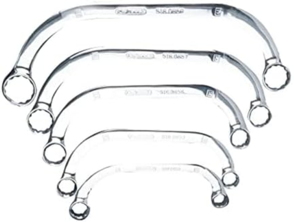 KS Tools 518.0850 Set Chiavi Poligonali per Starter ChromePlus 5 Pezzi