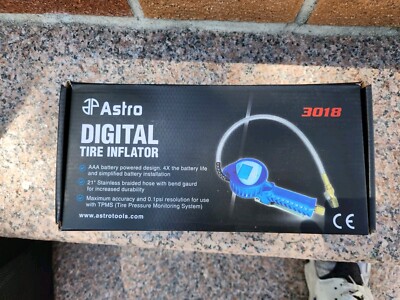 Astro Pneumatic Tool 1.8 Pounds 3018 3.5'' Digital Tire Inflator with Hose