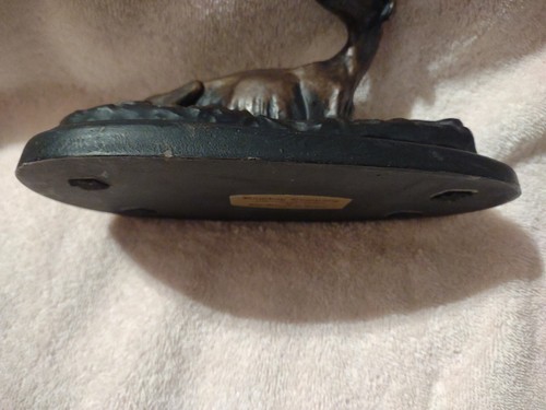 Vintage Greyhound Statue Signed by R.C. 1988 Ron Cotter - Picture 7 of 7