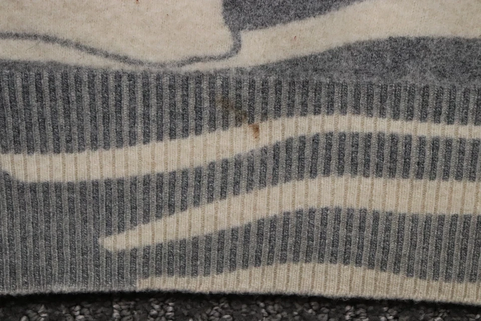 Suéter Vintage Años 80 Mezcla Mohair Para Mujer Mediano Caballos Ecuestres DISTRESS Foto 3 de 4