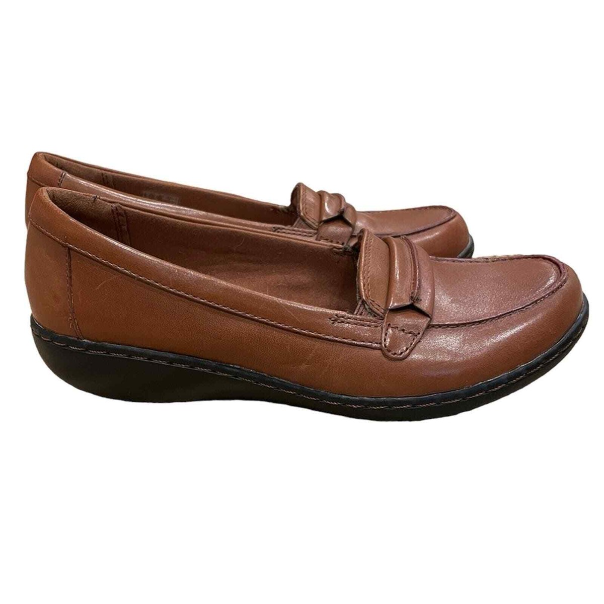Ultimate Comfort Collection by Clarks Brown leather Loafers  display picture 3