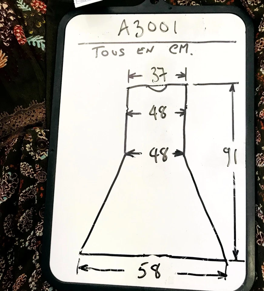 LA Redoute Robe Tunique Femme 40 Marron Paisley Courte Manches Volants Col Rond - Photo 4/4