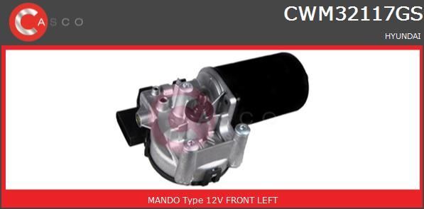 Moteur d'essuie-glace avant Hyundai i30 mécanique renforcée 12V pour balayage fluide