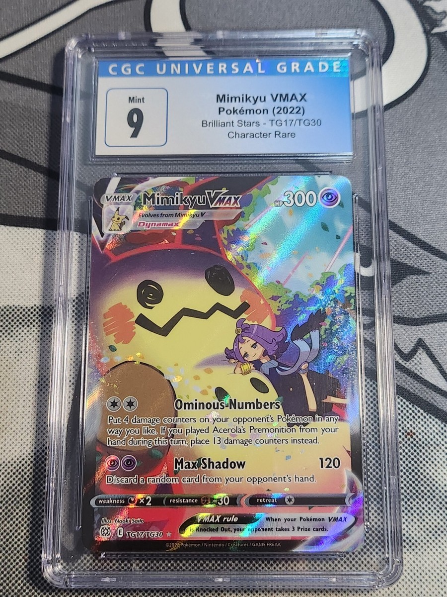 ⭐️ Emiko A ⭐️ Buy Mimikyu VMAX TG17/TG30 Swsh09: Brilliant Stars Trainer