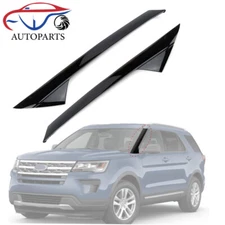 Left Side Windshield A-Pillar Molding INNER OUTER Trim for 11-19 Ford Explorer