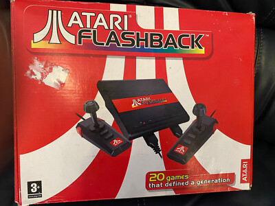 Atari FLASHBACK Spielekonsole - vollständig und funktionsfähig. 20 klassische Spiele enthalten
