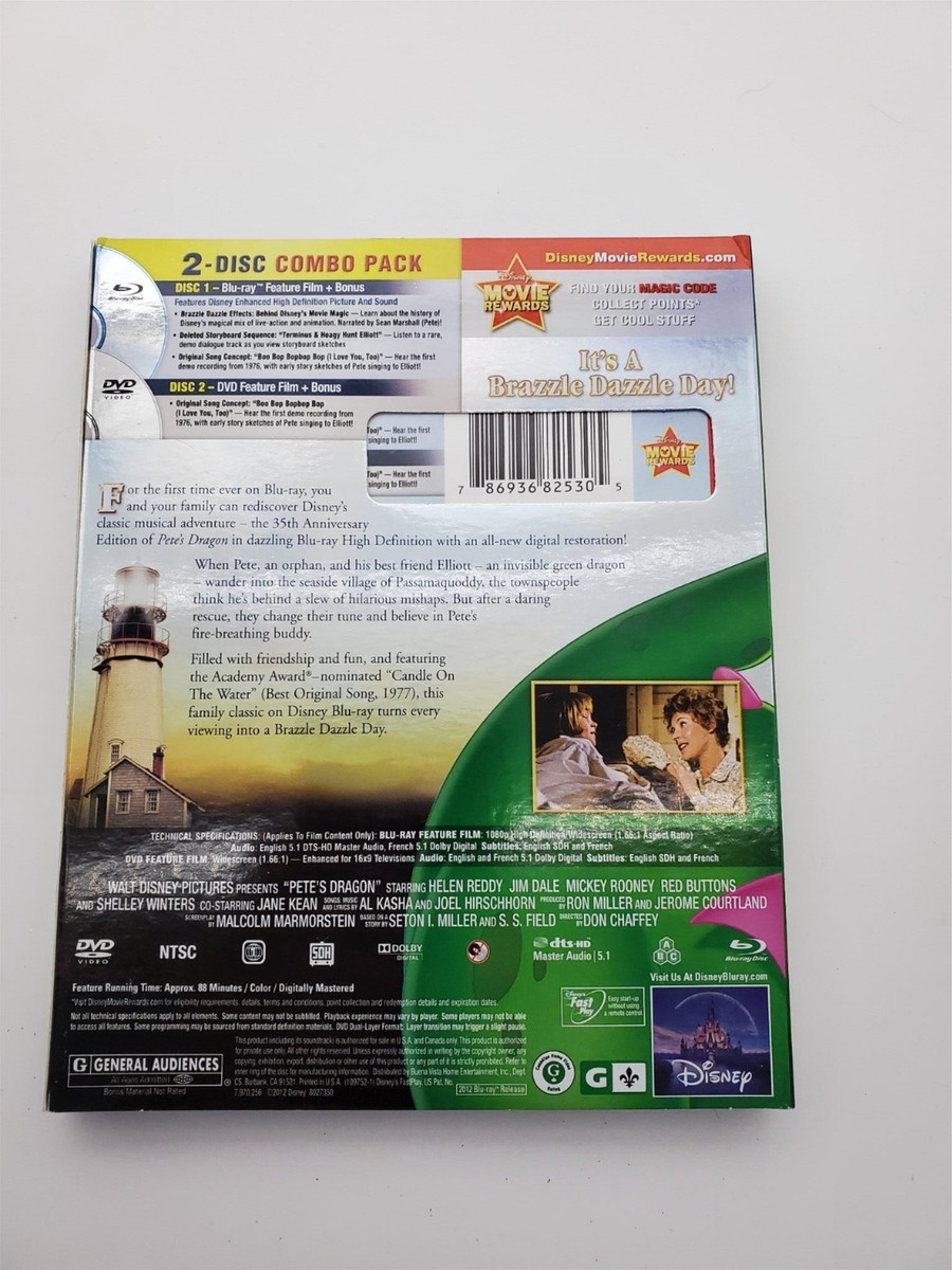 Disney - Pete's Dragon - Blu-Ray + DVD 786936825305| eBay