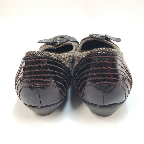 LifeStride Chaplin Women's Flat Shoes Size 7M Brown Fabric Buckle Detail - Picture 7 of 11