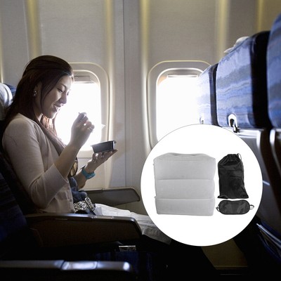 inflatable airplane footrest