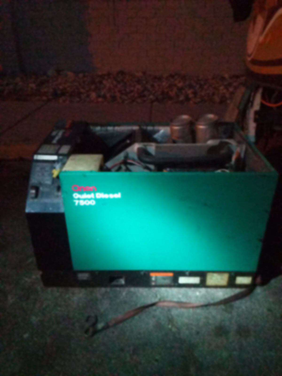 ONAN QUIET DIESEL 7500 GENERATOR MODEL # 7.5HDKAJ11451H (A020320609)