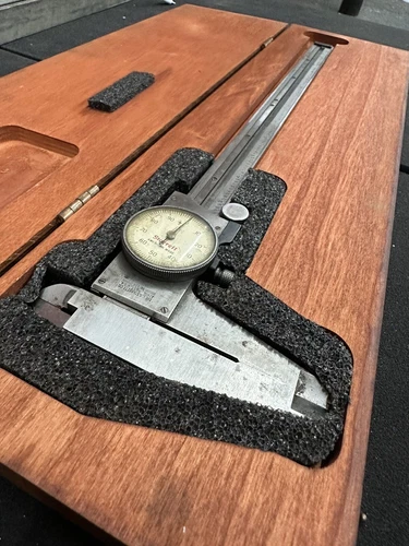 Vintage Starrett Dial Caliper No.120  12” Measuring Capability
