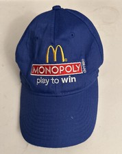 2012 McDonalds Monopoly Game Play to Win Hat Cap Rigged Game Adjustable Hat Cap