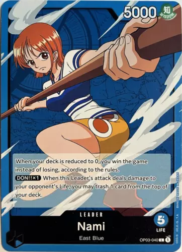 Nami Leader OP03-040 - Pillars Of Strength - One Piece TCG