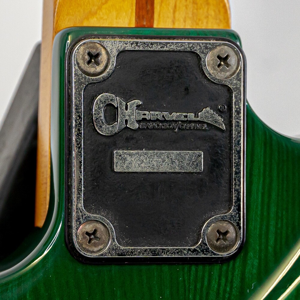1992 Charvel CDS 070 Trans. Green w/ Jackson HSS Pickups, Double